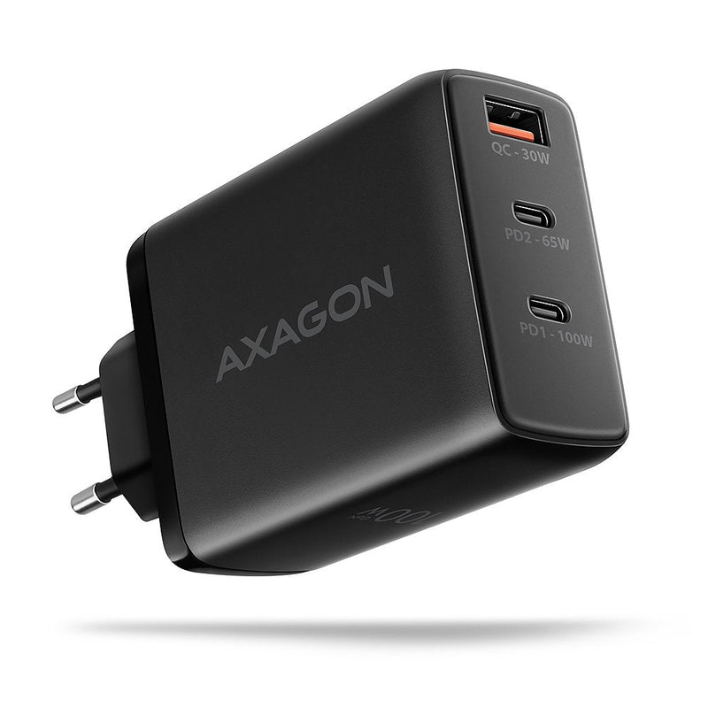 Axagon Charger ACU-DPQ100 Dispositivo Mobile Phone Universal Black Power Alterna Charging Fast Indoor