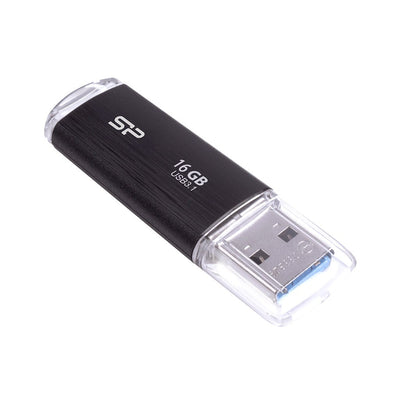 USB Flash Drive Silicone Power 16GB USB 3.1 B02 Black — image 1
