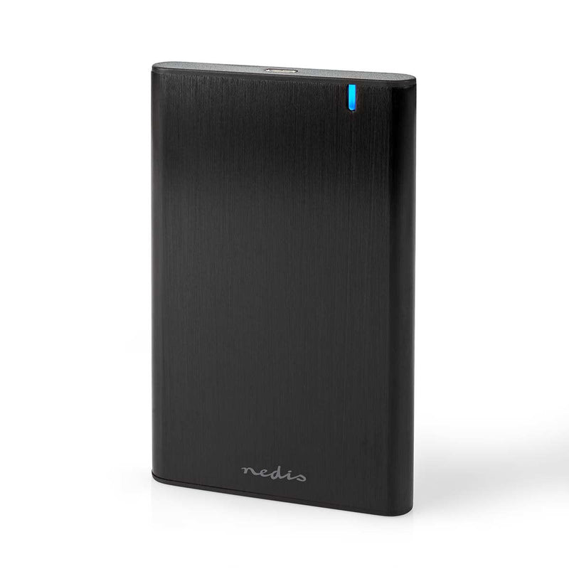 Nedis Housing Hard Drive - 2.5, USB 3.2 GEN1, USB Type-a / USB Type-c™, Notebook / PC, Aluminium