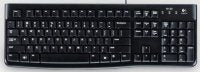 Logitech Keyboard Italian K120 Corded Keyboard USB QWERTY Black — image 1