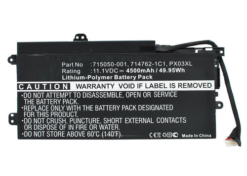 Laptop Battery For HP 37.74WH 11.1V 3400MAH 38WH Li-pol MBXHP-BA0128 — image 1