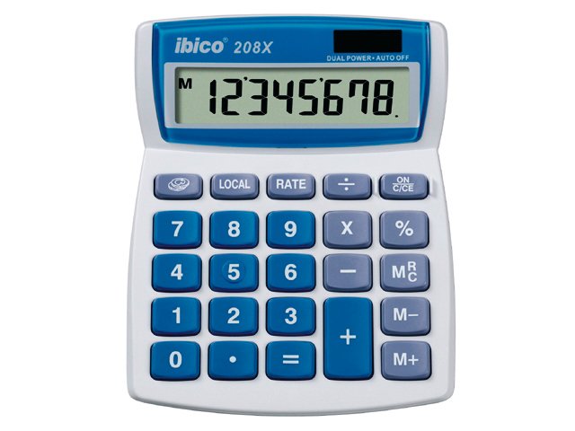 Ibico Calculator 208 X 8 Digitos