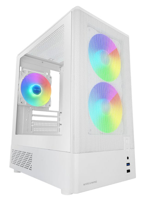 Mars Gaming Box microATX Mc-onyx White — image 1