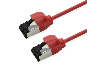 Roline S FTP Network Cable KAT.8.1, Slim, PoE, Red 5M — image 1