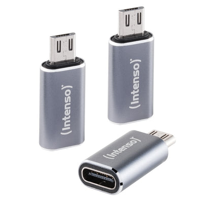 Intenso 3-PACK USB Adapter USB-C - Usb-micro C480M Aluminiu — image 1