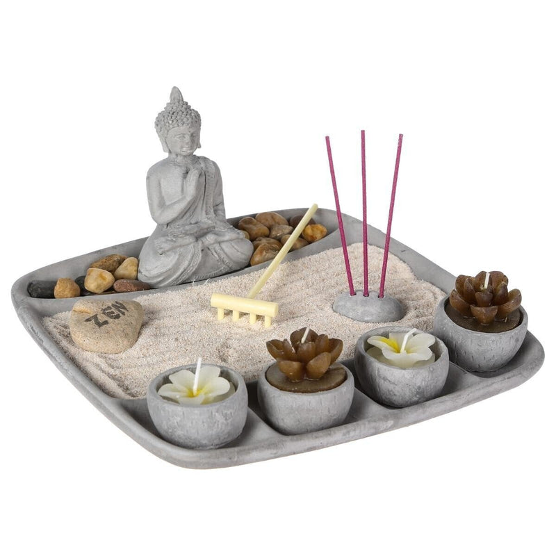 Garden Zen Cemento Grey 24 X 24 X 12CM
