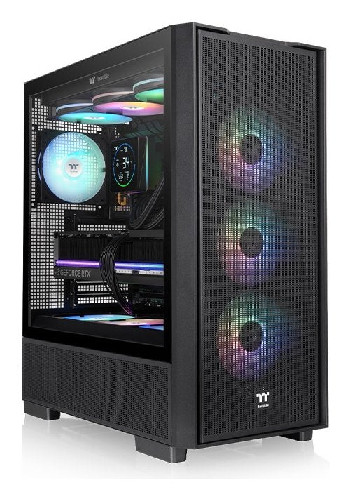 Thermaltake PC Case Midi S380 Tg ARGB Black