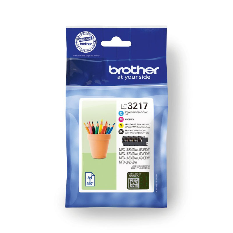 Brother Cartridge LC3217VAL Pack 4 Colours