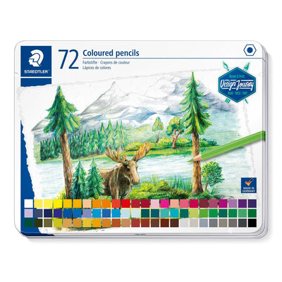 Staedtler Case Metal 72 Pencils Colours Desing Journey Colours Surtidos — image 1