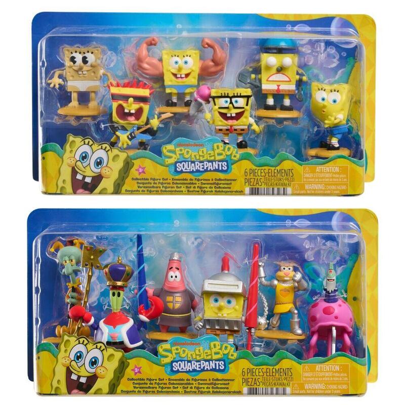 Figure Blister 5 Bob Esponja Surtido