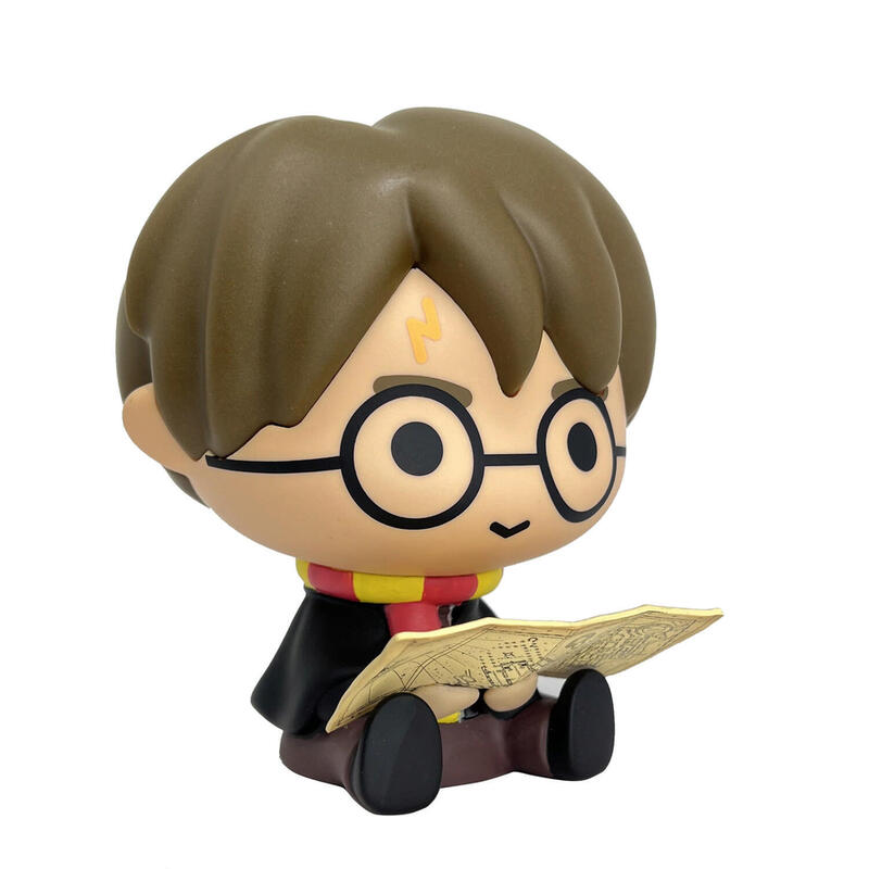 Figura Hucha Chibi Harry Potter Y Mapa Merodeador