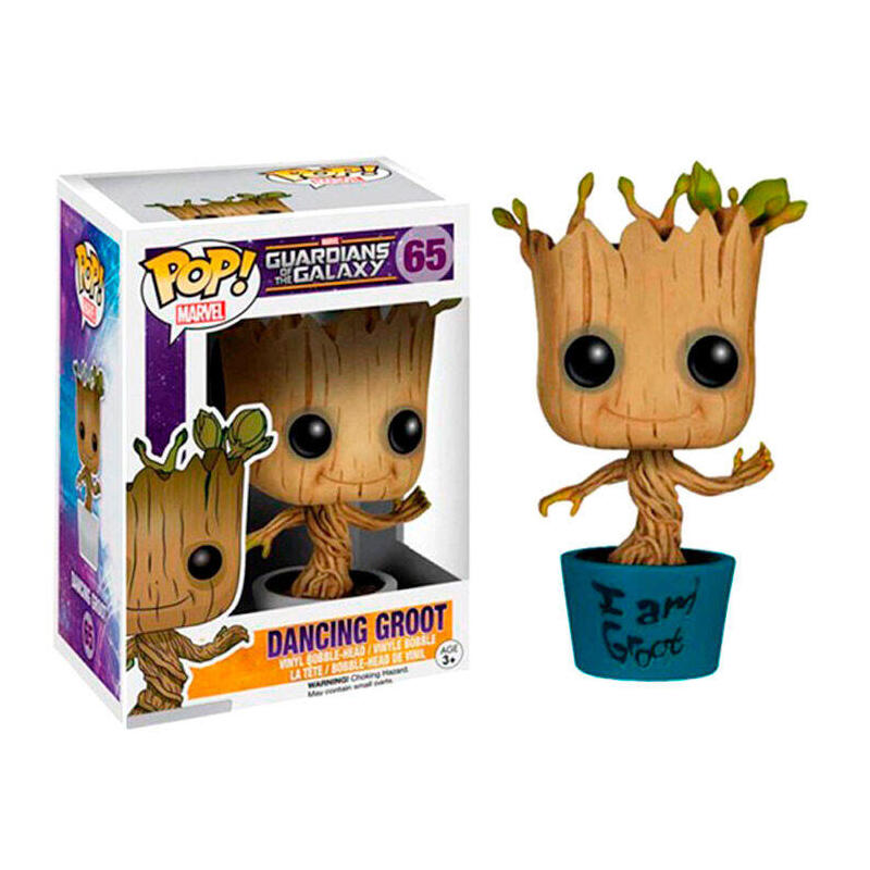 Figura Pop Marvel Guardians De The Galaxy Dancing I Am Groot