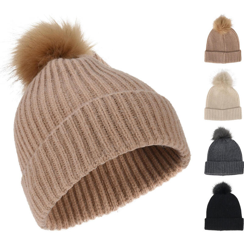 Gorro Punto With Borla, Colours Variados. Basics