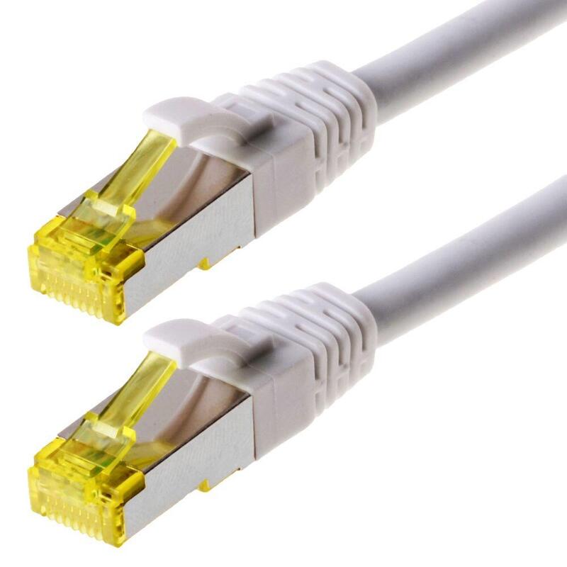 Helos Network Cable S/FTP CAT.6A White 5,0M