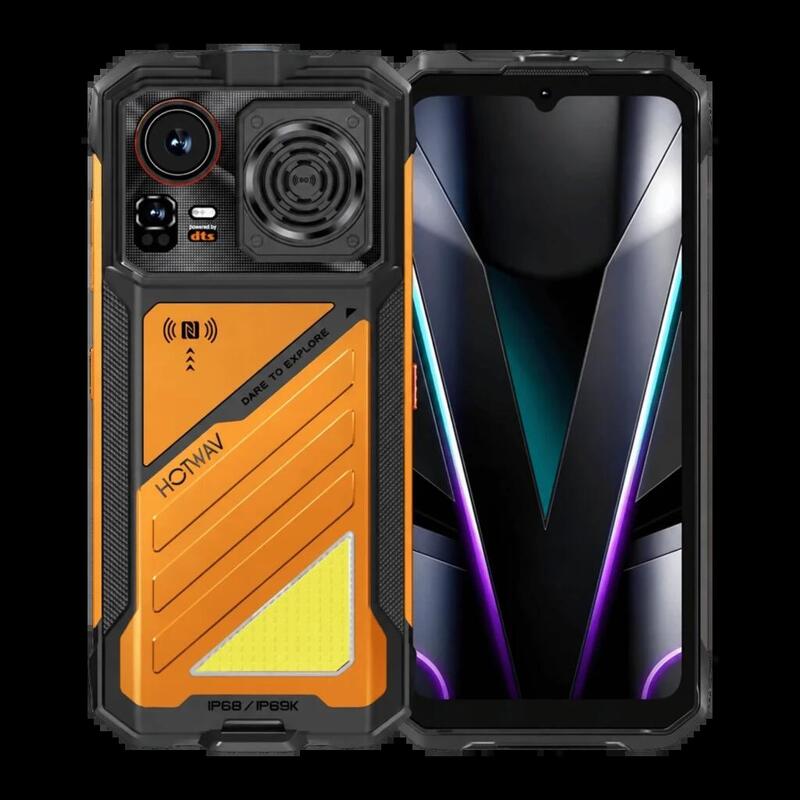 Hotwav Hyper 8E Orange 6GB/128GB IP68 + IP69K + MIL-STD-810H 15100MAH
