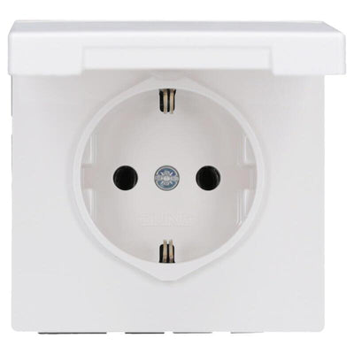 Jung LS1520KLWW Schuko Steckd.m.klappd. — image 1