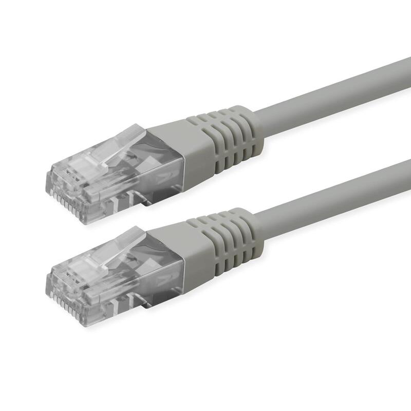 Roline Kab Network Cable CAT.6 Class Y UTP PoE Gris 0,5M