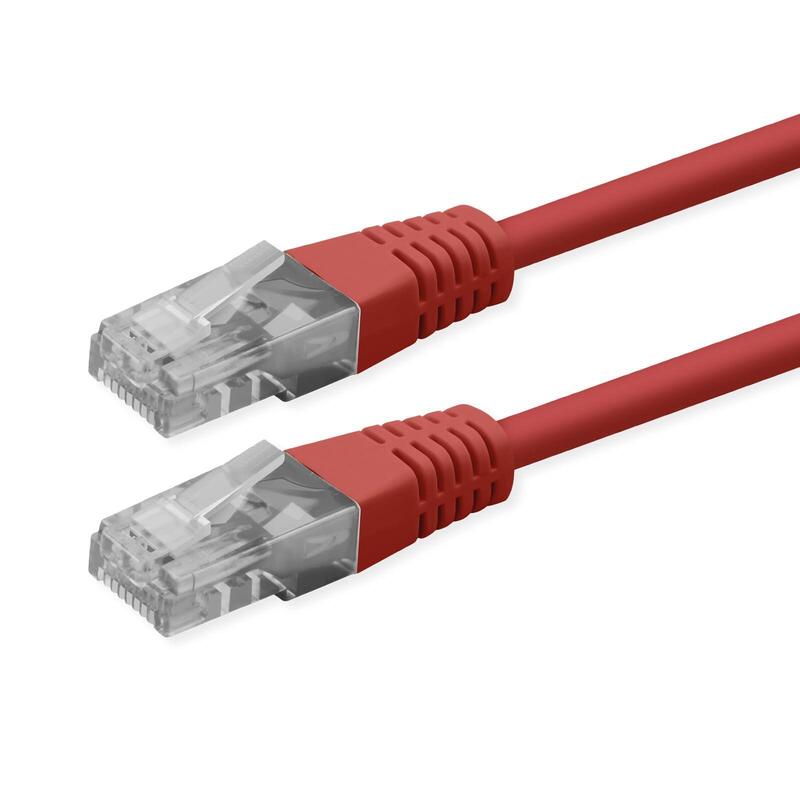 Roline Kab Network Cable CAT.6 Class Y UTP PoE Rojo 1M