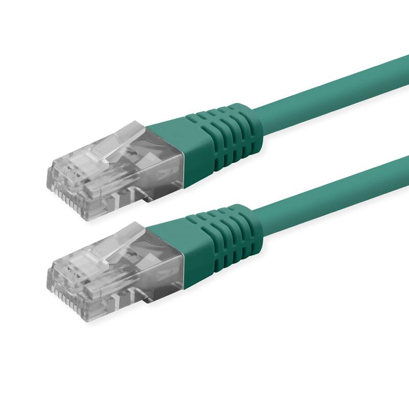 Roline Kab Network Cable CAT.6 Class And UTP PoE Green 3M