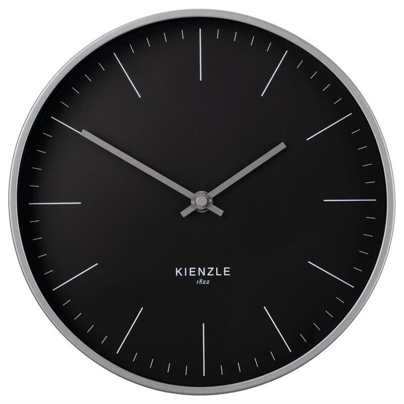 Kienzle Dcf Radio-control.wall Clock Modern Anthracite 25CM