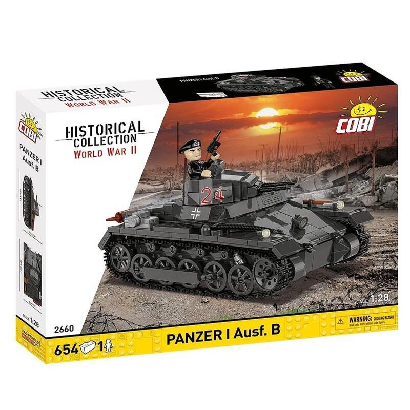 Klocki Panzer I Ausf.b 654 Elementy