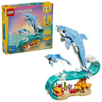 Lego 31385 Creator 3-IN-1 Meerestiere: Wunderschöne Delfine 31385 — image 1