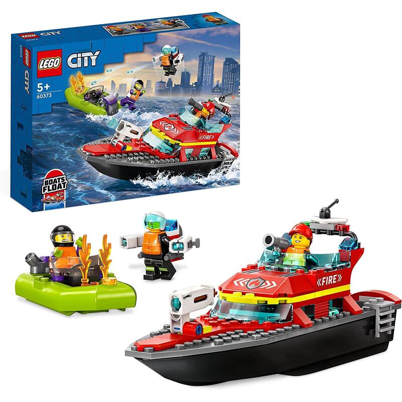Lego 60373 City Barco Bomberos