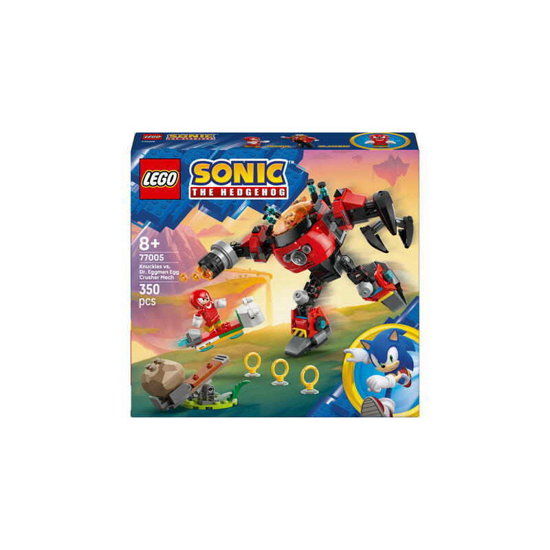 Lego 77005 Sonic The Hedgehog Knuckles Vs. Dr. Eggmans Huevo Cruscle Mech