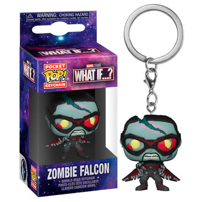 Keyring Pocket Pop Marvel What If Zombie Falcon — image 1