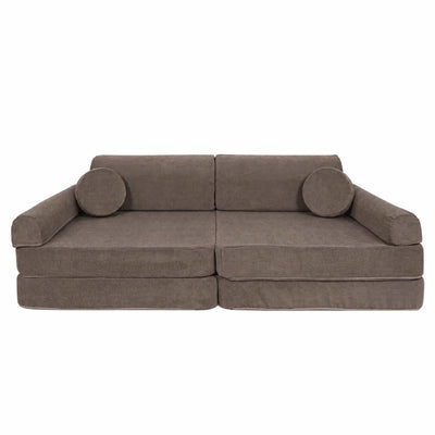 MeowBaby® Large Slimcord Premium Sofa - Taupe