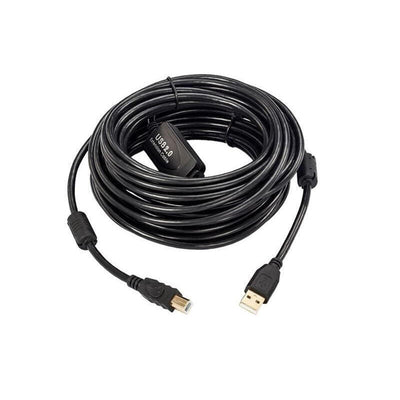 Microconnect USBAB5B-ACTIVE USB Cable USB 2.0 5M USB a USB B Black — image 1