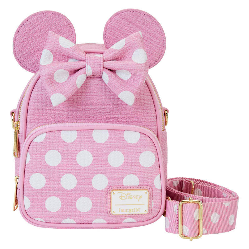 Loungefly Backpack Straw Minnie Disney 20CM
