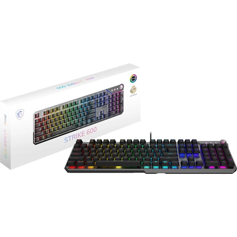Msi Strike 600 V2 Silent Keyboard, With Cable