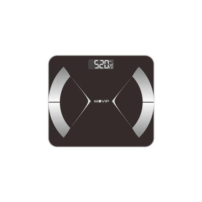 Muvip Body Muscle Scale Bathroom Digital Bluetooth - Screen LCD - Plataforma Glass Tempered - 10 Memorias - We — image 1
