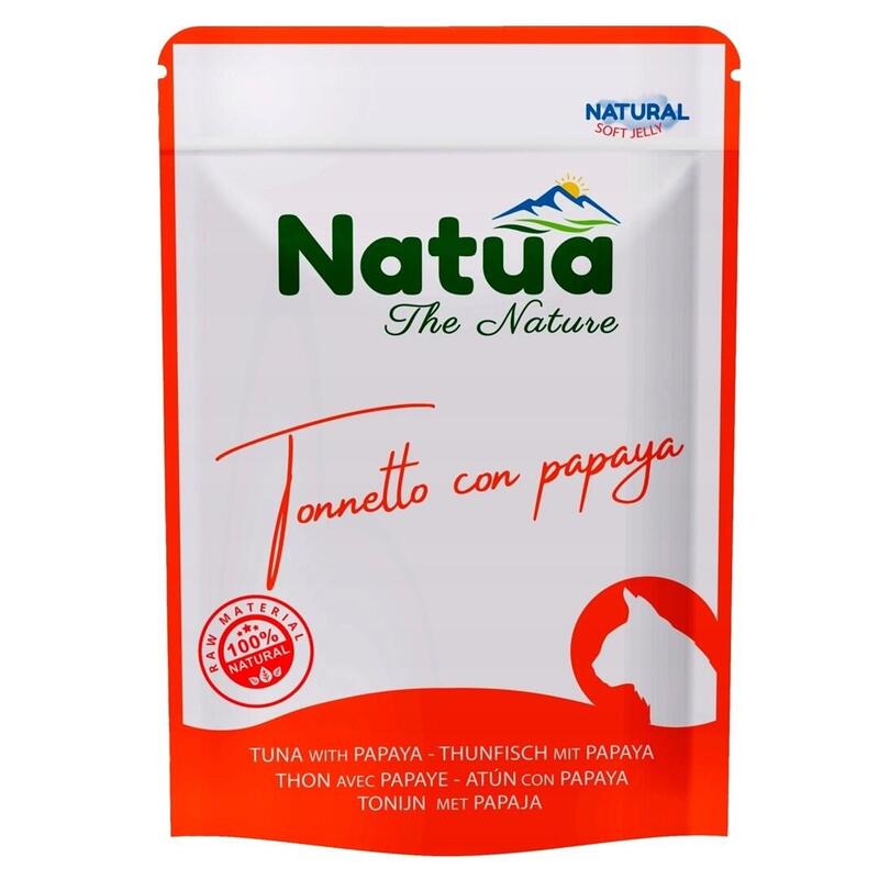 Natua Natural Tunczyk Z Papaja Comida Húmeda Gato 70G