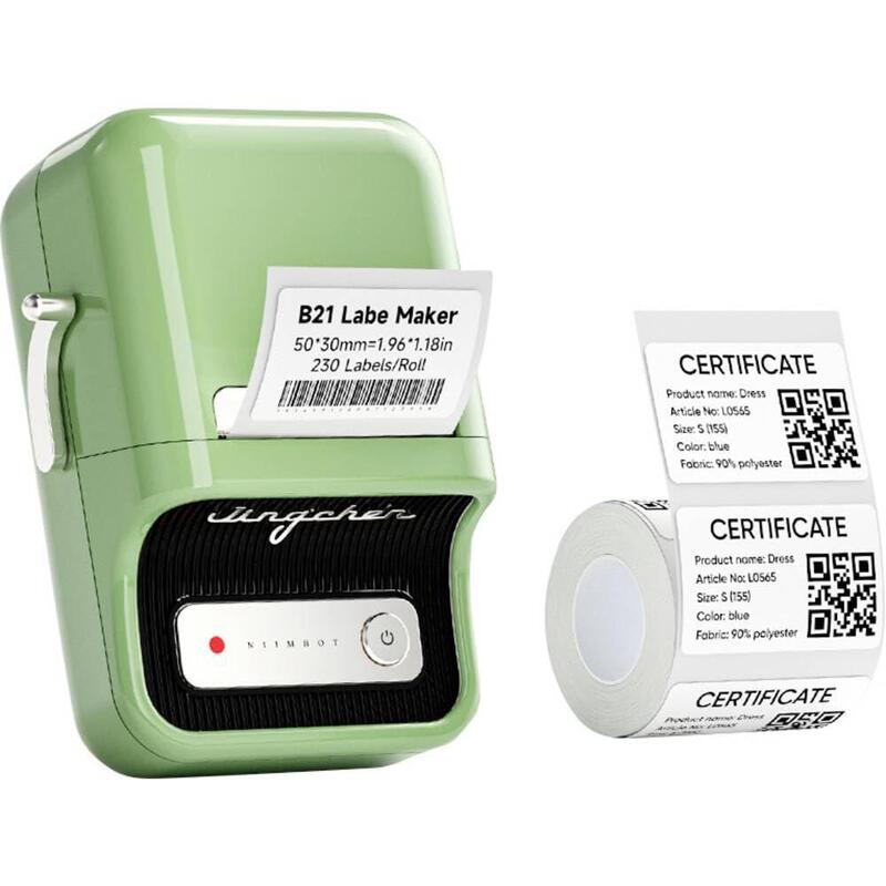 Niimbot B21 Pro Printer Labels Green