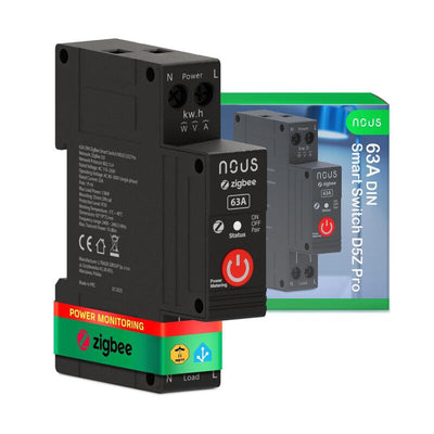 Nous D5Z Pro Din Smart Switch Zigbee ZIGBEE3.0 32A Messung — image 1
