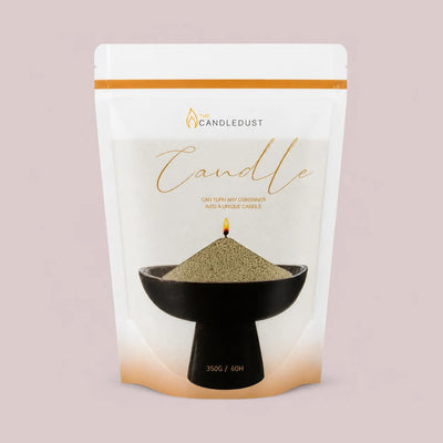 Olive Green Unscented Candle Sand Refill, 350g