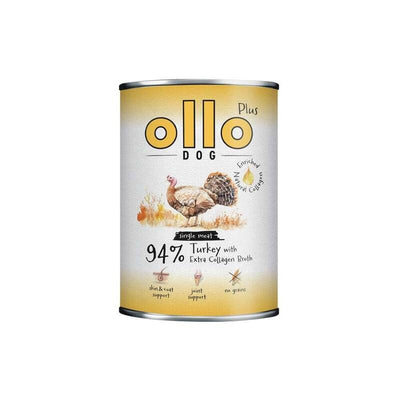 Ollo Plus Colágeno Pavo 400G Lata Perro — image 1