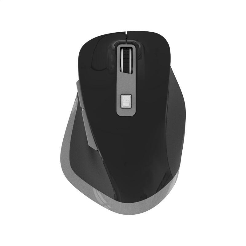 Omega Mouse Dual Wireless Bluetooth Rechargeable USB-C OMC526RWBG Black Grey