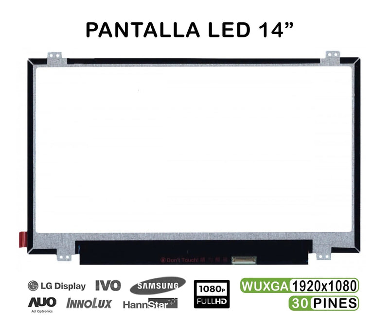 Screen LED 14 Laptop B140HTN01. And