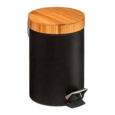 Papelera Bathroom Bambu-negro 3L Collection 'natureo' — image 1