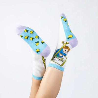Pippi and the Ladders Panel Socks For Women