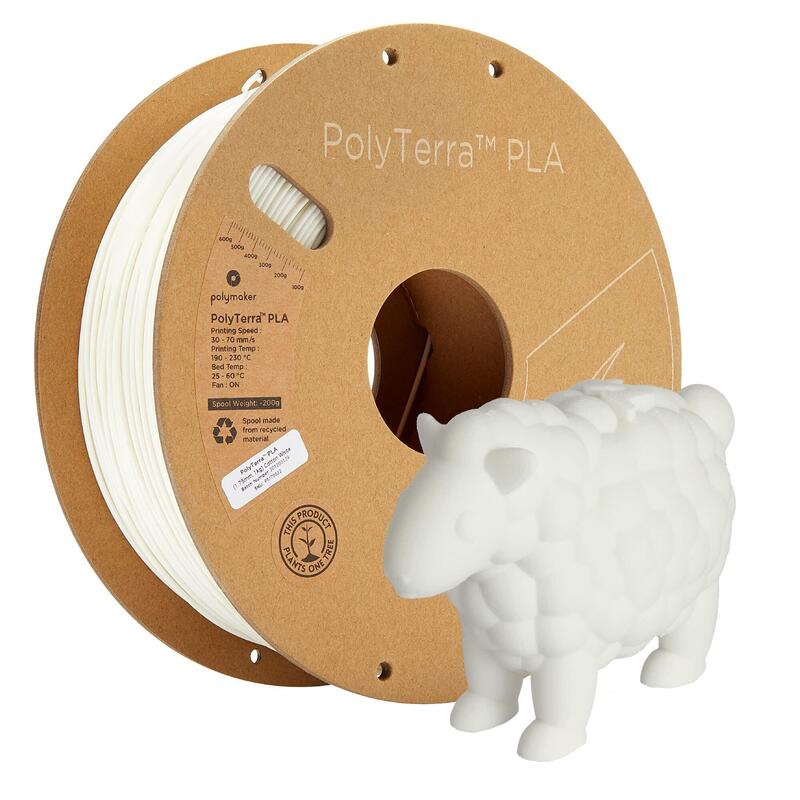 Pla 1,75MM Cotton White 1KG