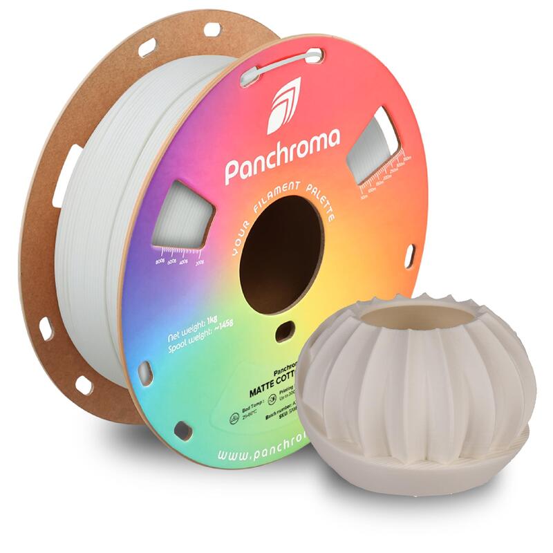 Pla Matte 1,75MM Cotton White 1KG