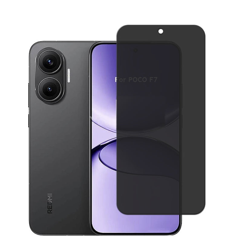 Protector Glass Tempered Antiespía Xiaomi Poco F7