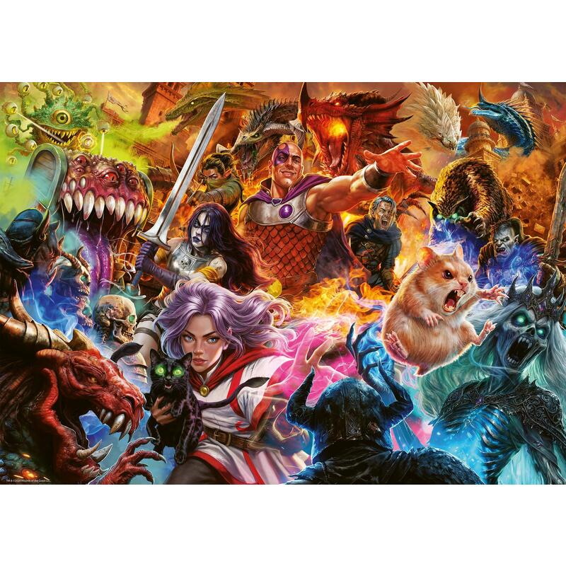 Ravensburger Puzzle D&d - Critical Encounters 1000 Pieces 12001672