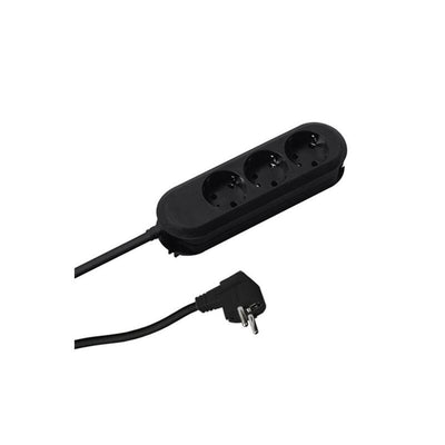 Bachmann Power Strip Plugs Smart 3VÍAS, Black 3,0M, Without Switch — image 1