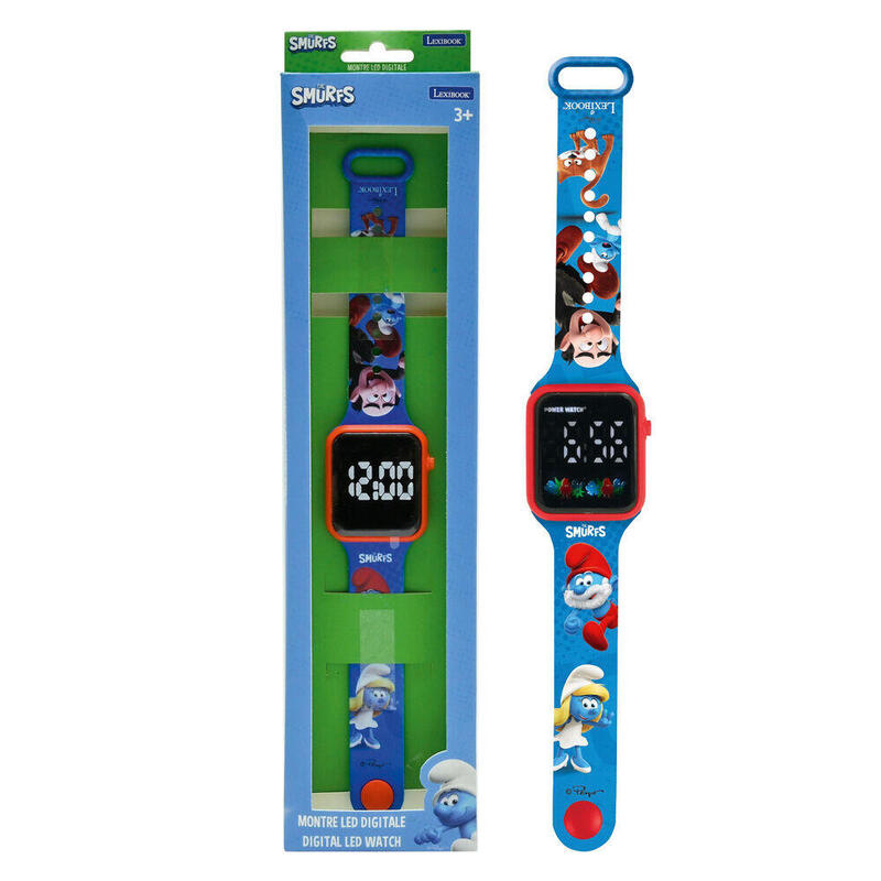 Watch Digital LED Pitufos