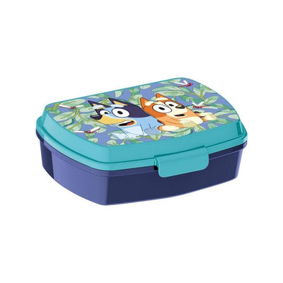 Safta Bluey Sandwichera - Pvc Without Bpa - Closure Airtight a Presion - Rectangular - Blue — image 1